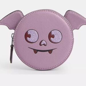 NWT Coach Coin Case With Halloween Bat